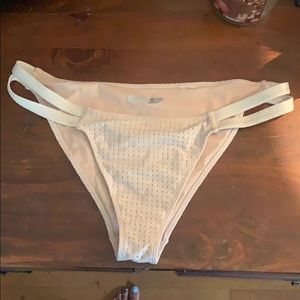 Forever 21 large cream colored bikini bottoms